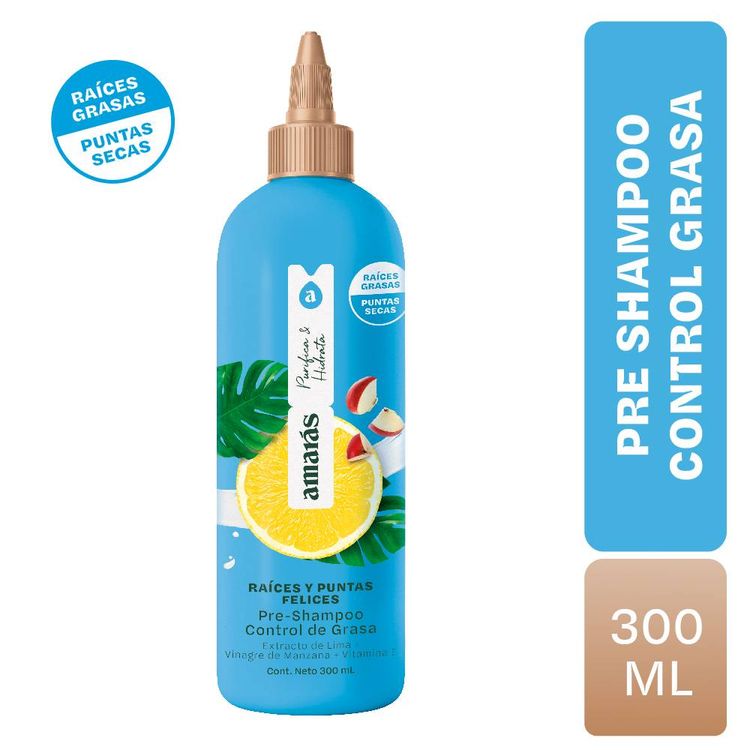 Pre Shampoo Amarás Raíces y Puntas Felices 300ml