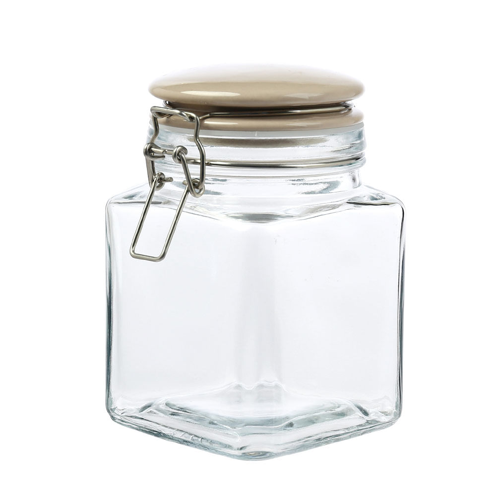 Frasco Tapa Krea Cerámica S Click