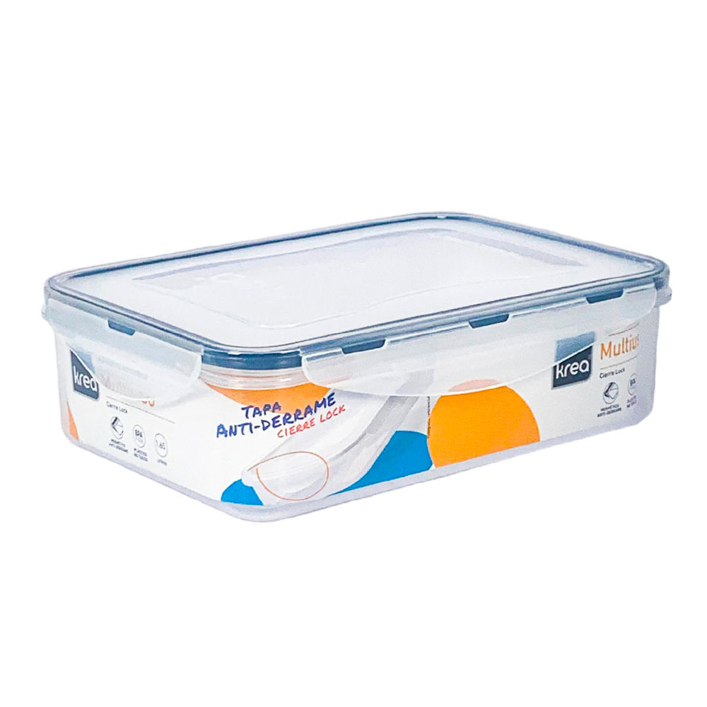 Contenedor Hermético Krea Lock Rectangular 1