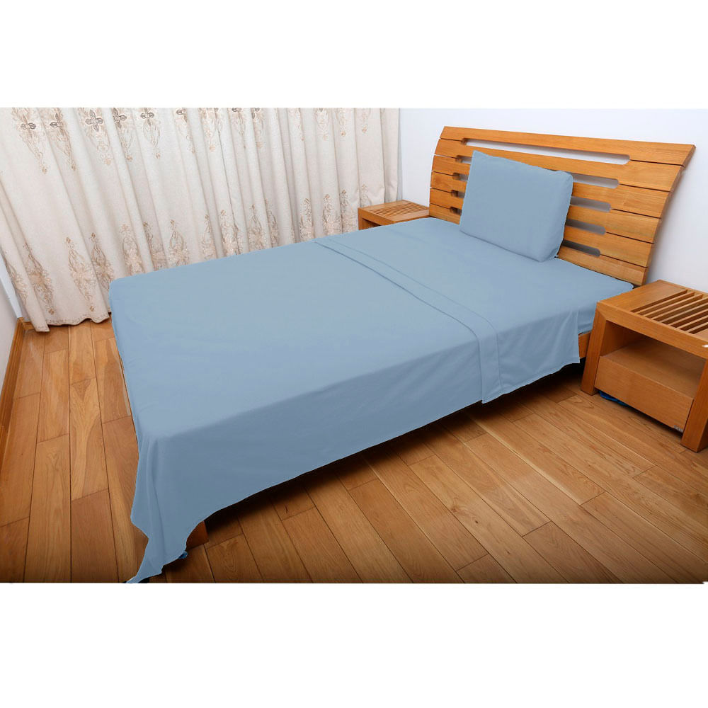 Juego de Sábana Krea 1.5 Plaza Polar Lisa Surtido