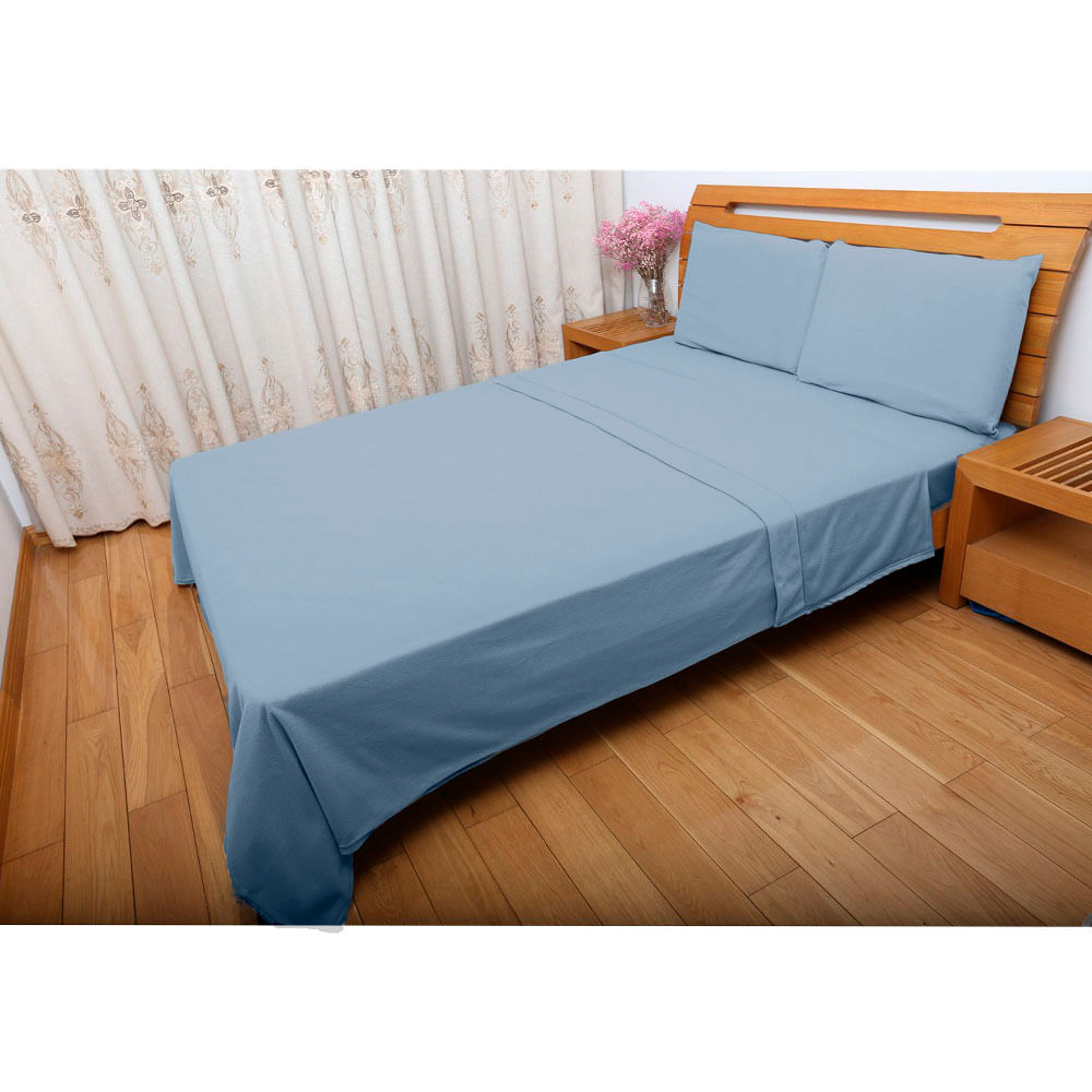 Juego de Sábana Krea 2 Plazas Polar Lisa Surtido