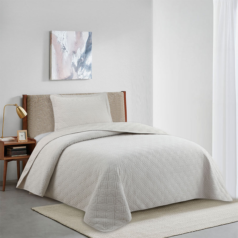 Quilt Krea 1.5 Plaza Velvet Stripe Surtido