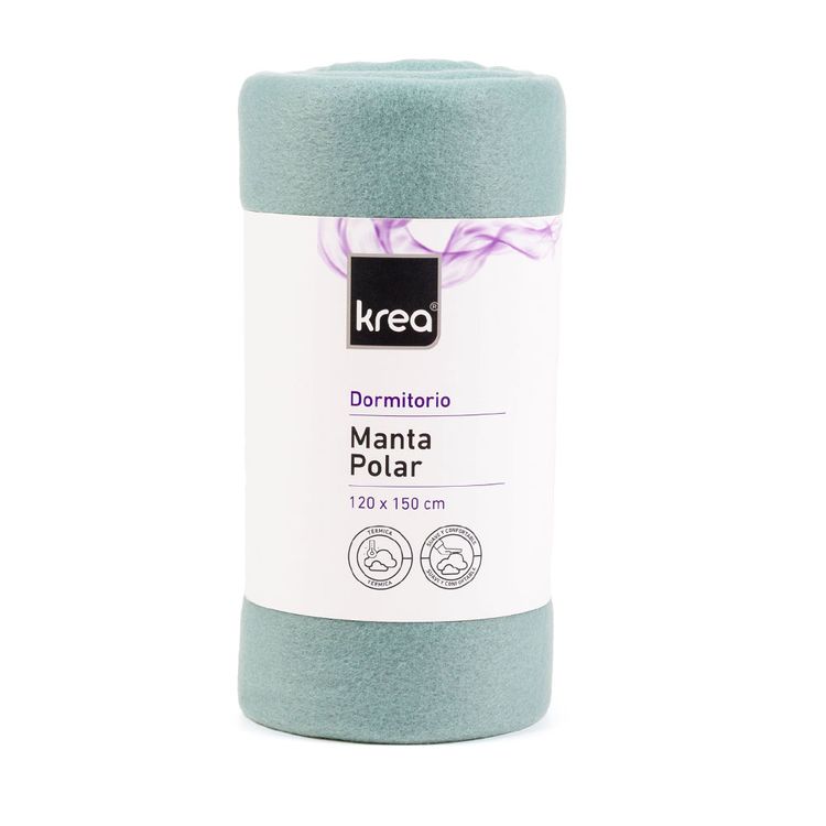 Manta Polar Krea Lisa 120x150cm Surtido