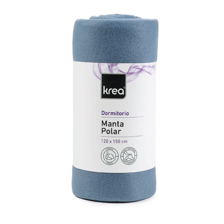 Manta Polar Krea Lisa 120x150cm Surtido