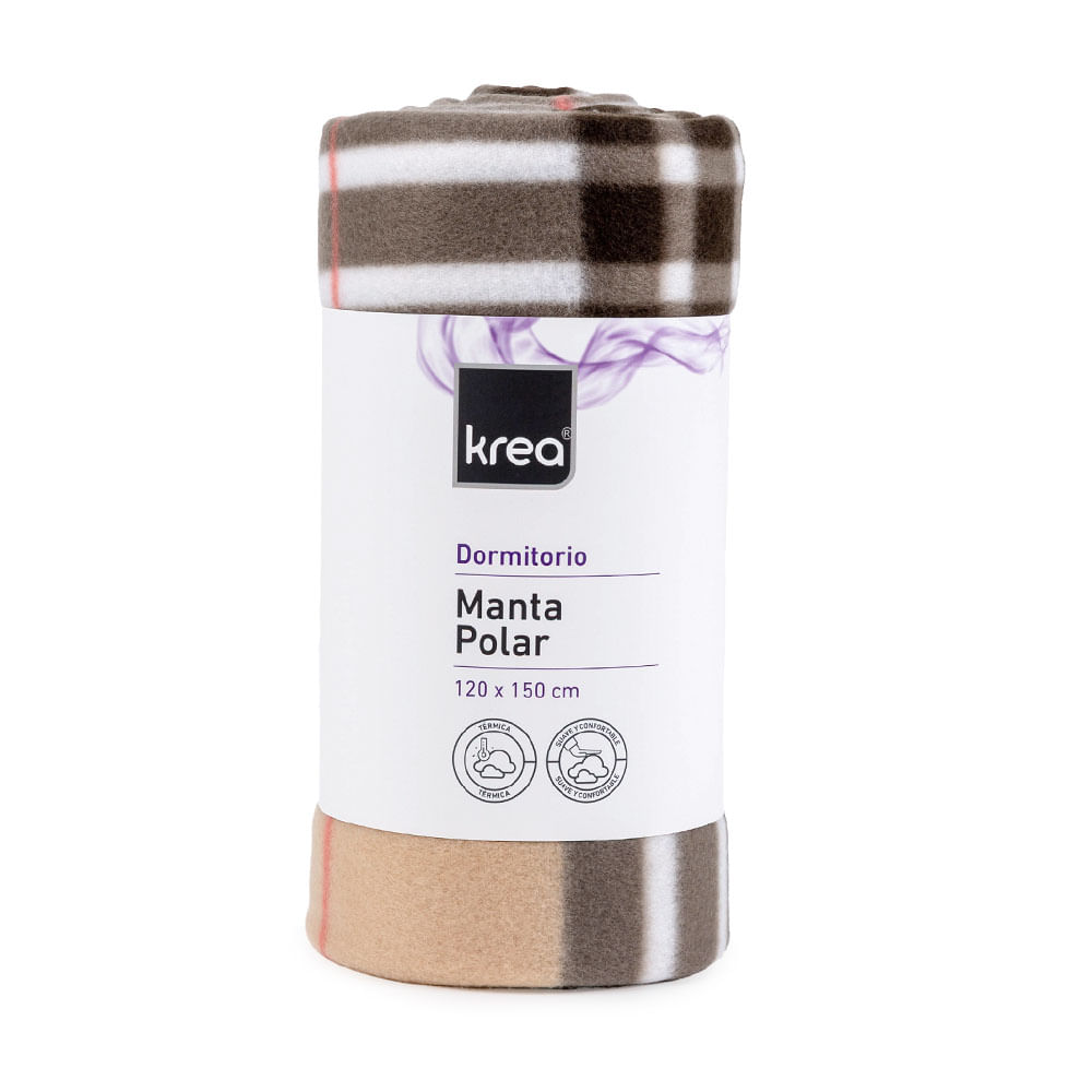 Manta Polar Krea Estampado 120x150cm Surtido