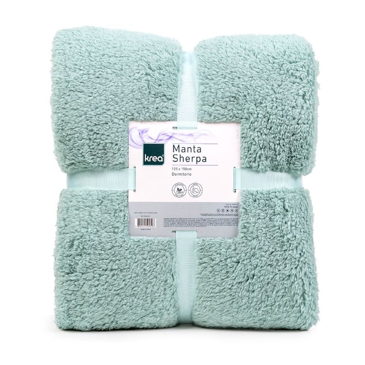 Manta Krea Sherpa Lisa 125x150cm Surtido
