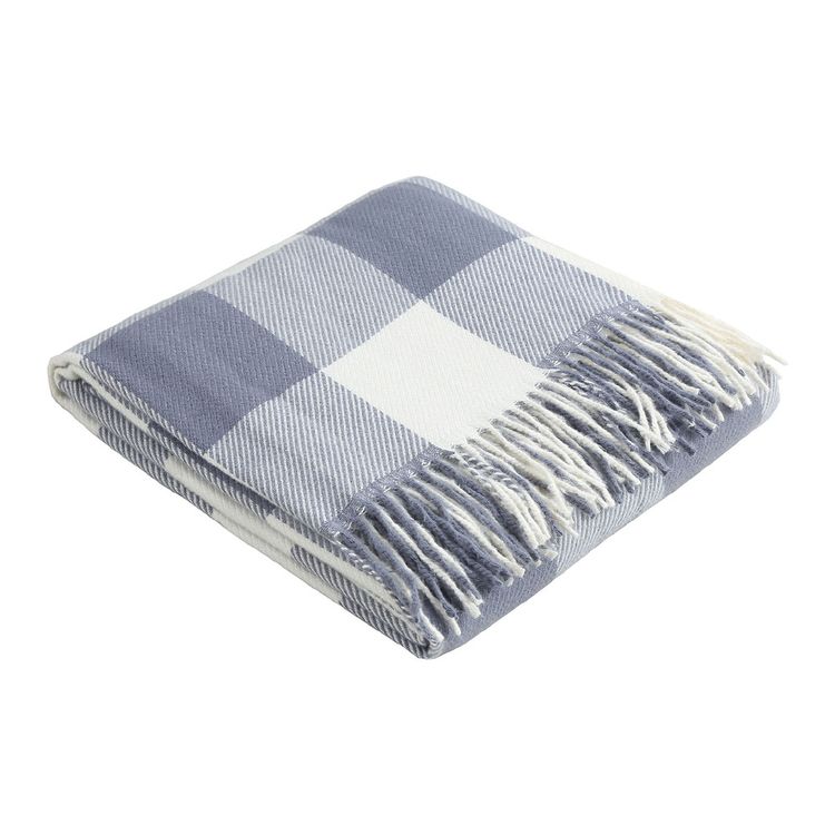 MANTA TEJIDA ESCOCESA Manta Krea Tejida Escocesa