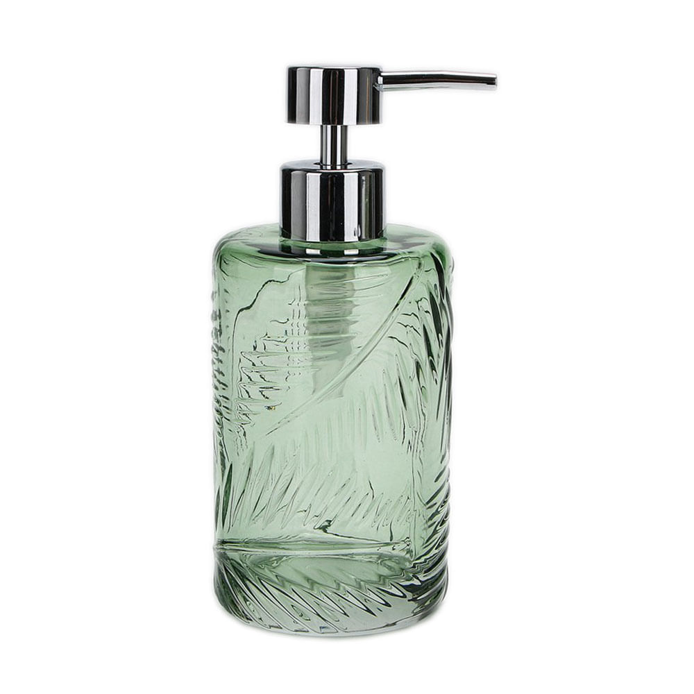 Dispensador Krea Vidrio Hojas Verde