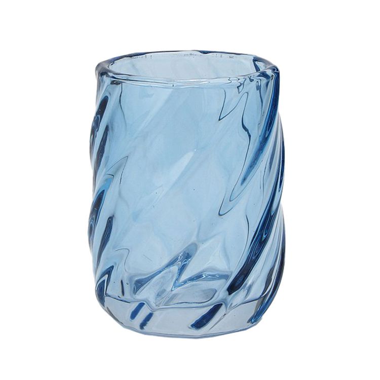 Portacepillos Krea Vidrio Azul