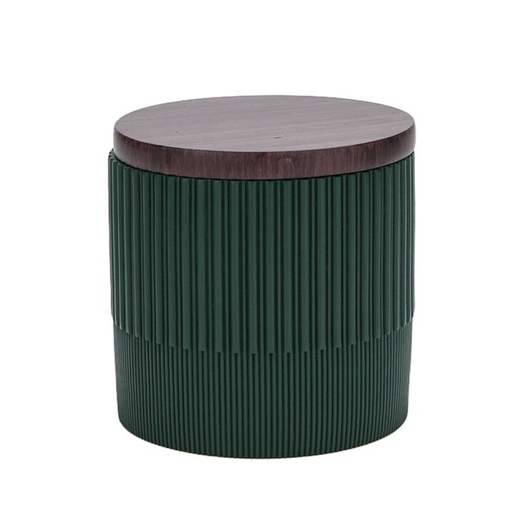 Canister Poliresina Krea Verde