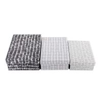 Set 3 Cajas Cartón Krea Rectangular Plana