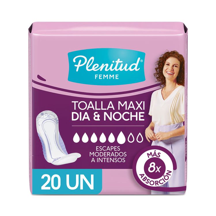 Toalla Maxi Día y Noche Plenitud Femme 20un