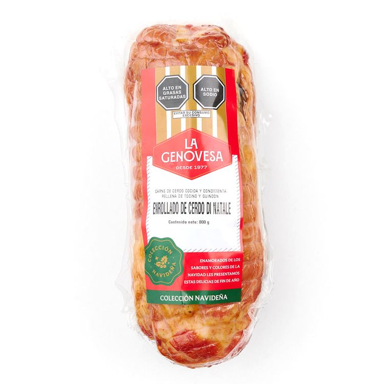 Enrollado de Cerdo Di Natale La Genovesa Tocino y Guindón 800g