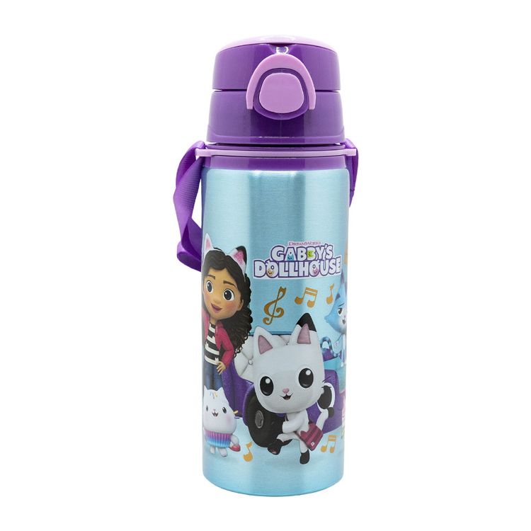 Botella Gabby's Dollhouse Pop Up con Correa 730ml