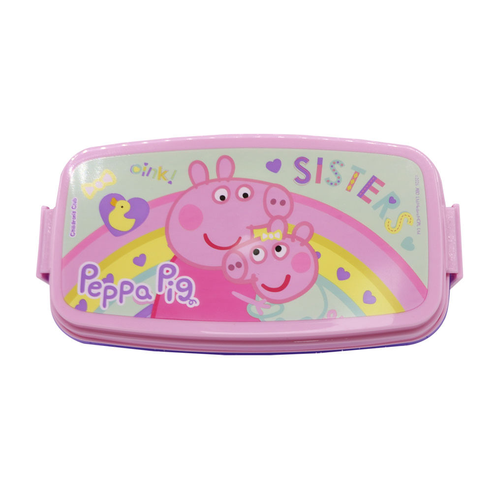 Tupper Peppa Pig 2 Niveles 510ml