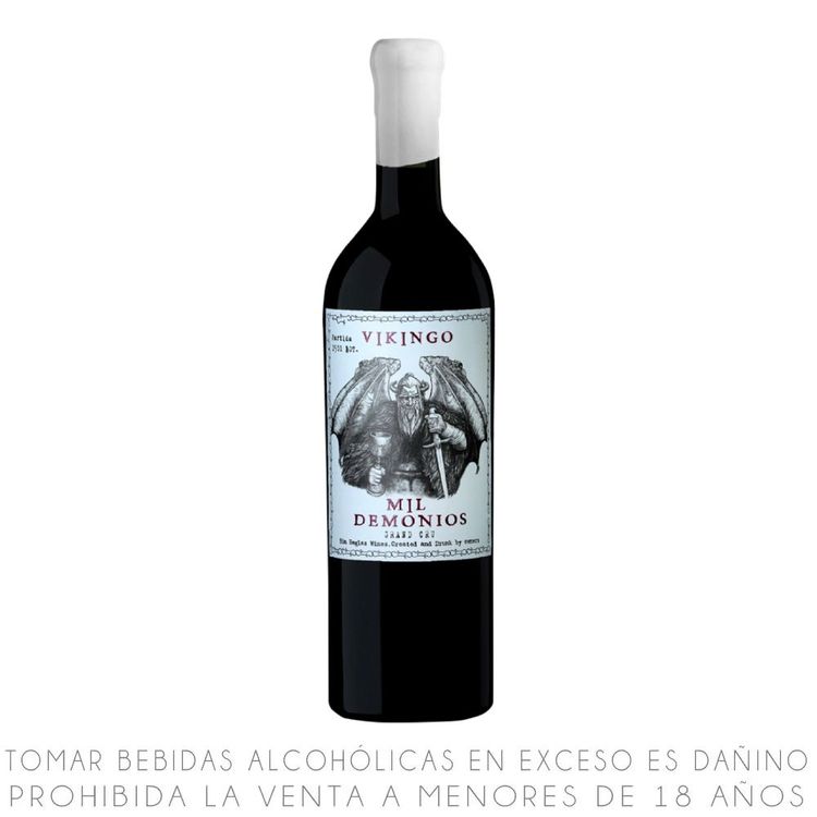 Vinto Tinto Petit Verdot Mil Demonios Vikingo Botella 750ml