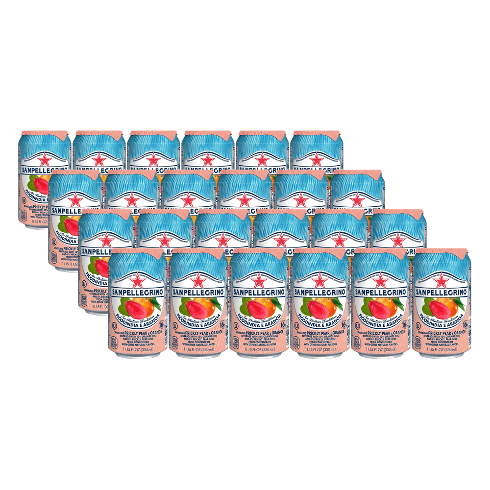 Pack x24 Agua Carbonatada Sanpellegrino Ficodindia Lata 330ml