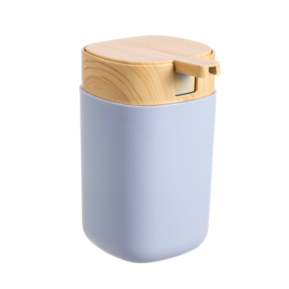 Dispensador Krea Básico Look Madera Celeste