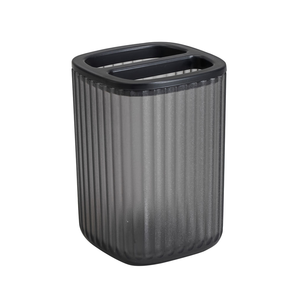 Portacepillo Krea Básico Líneas Clear