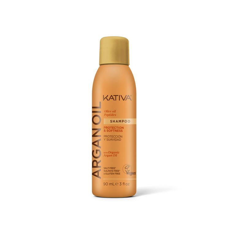 Shampoo Kativa Argan Oil Olive Oil Peptides 90ml