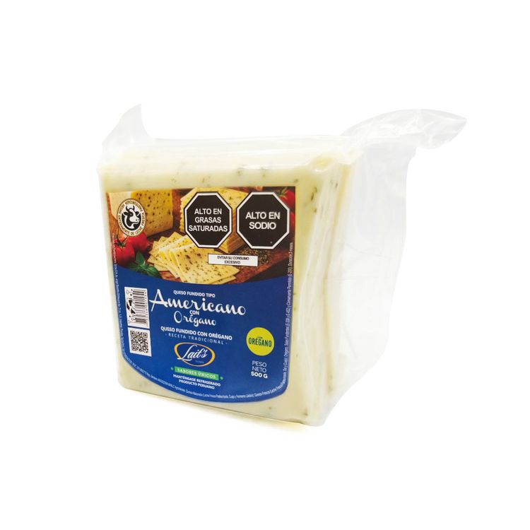 Queso Fundido con Orégano Laminado Laits 500g