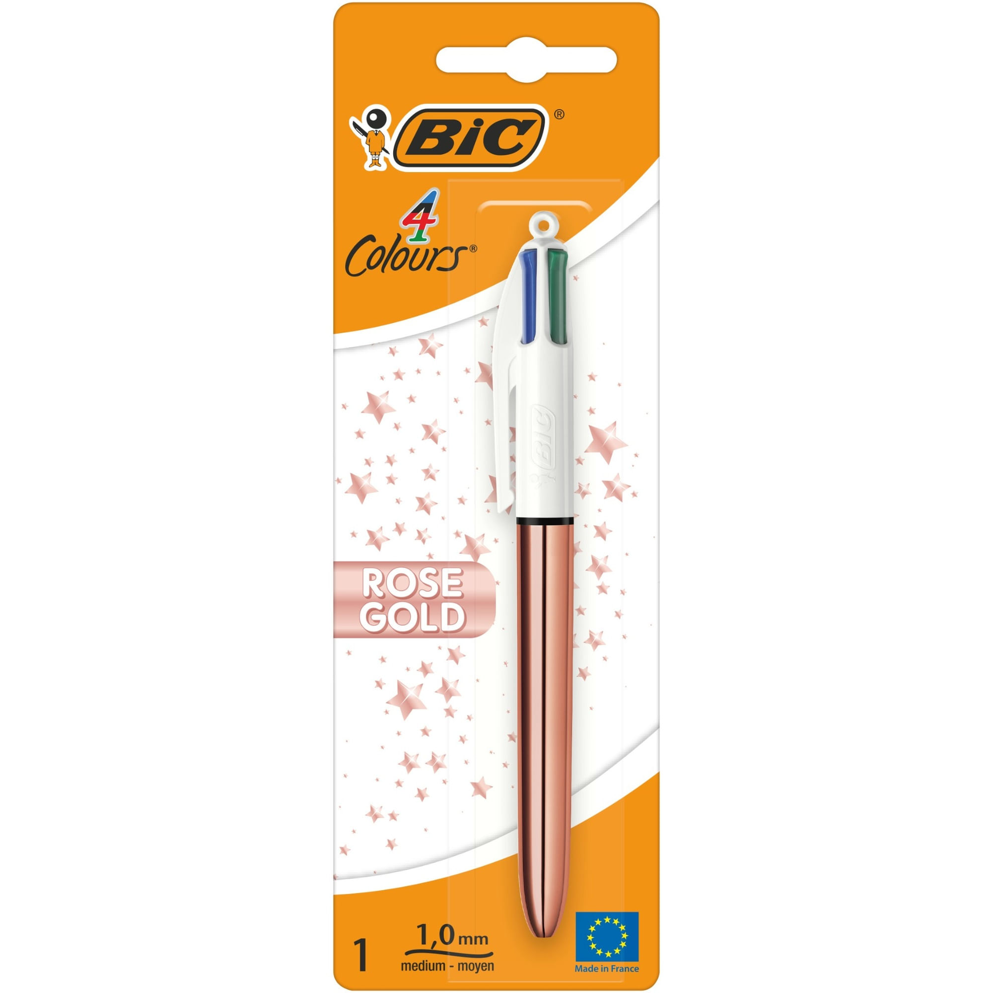 Lápices Tinta Bic Gel Rose Gold 1mm