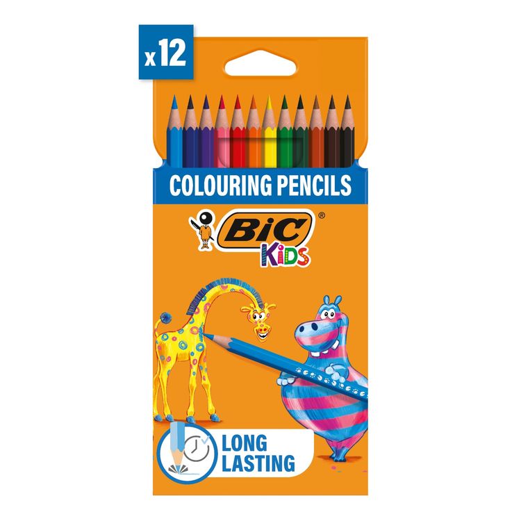 Lápices de Colores Bic 12un