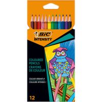 Lápices de Colores Bic Intensity 12un