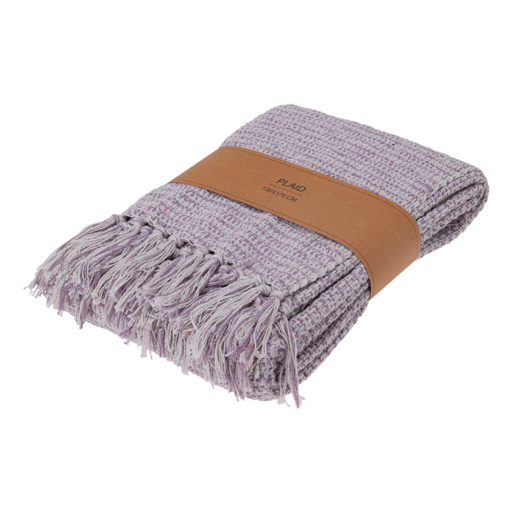 Manta con Flecos H&S Collection 170x130cm