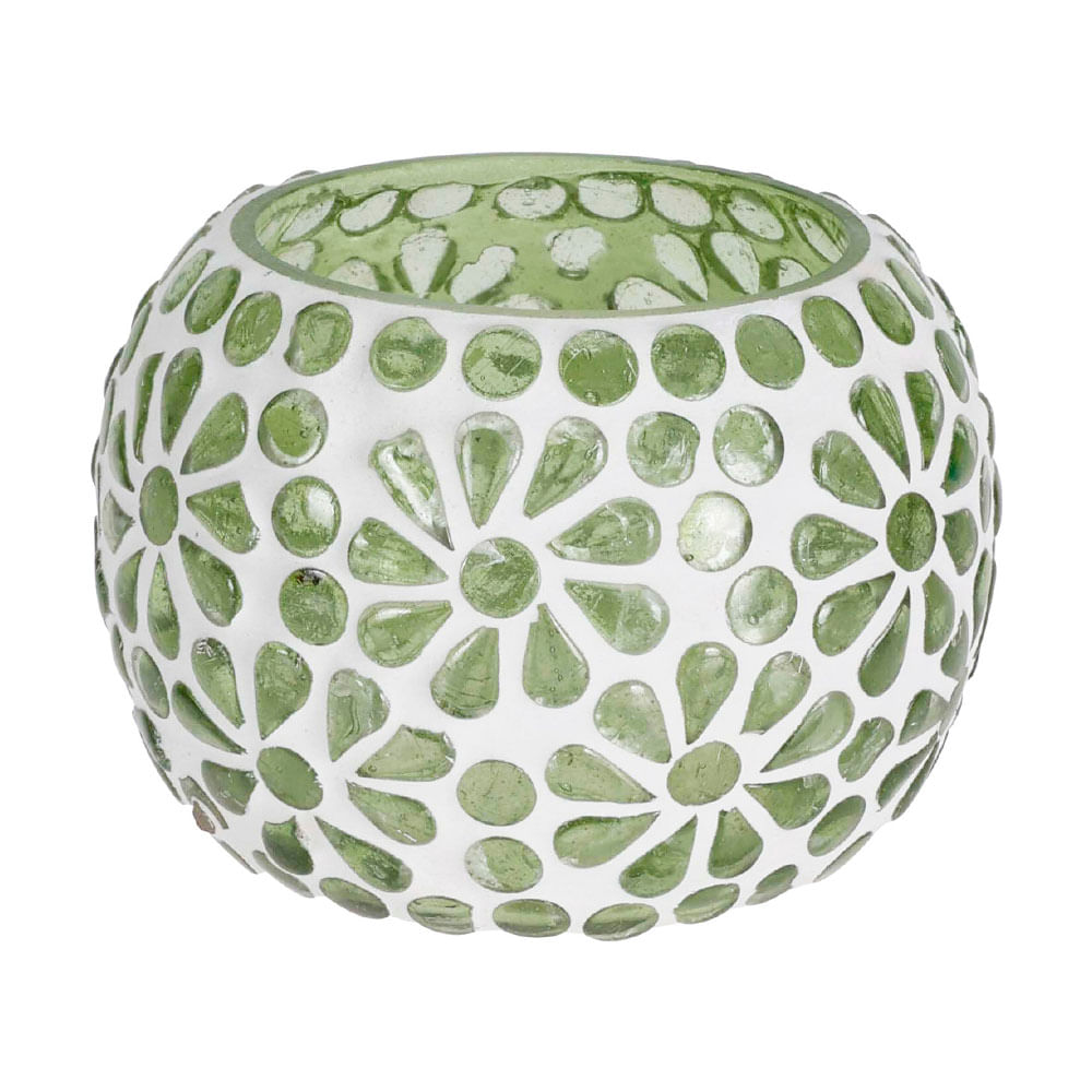 Portavela Flores H&S Collection 8x6cm