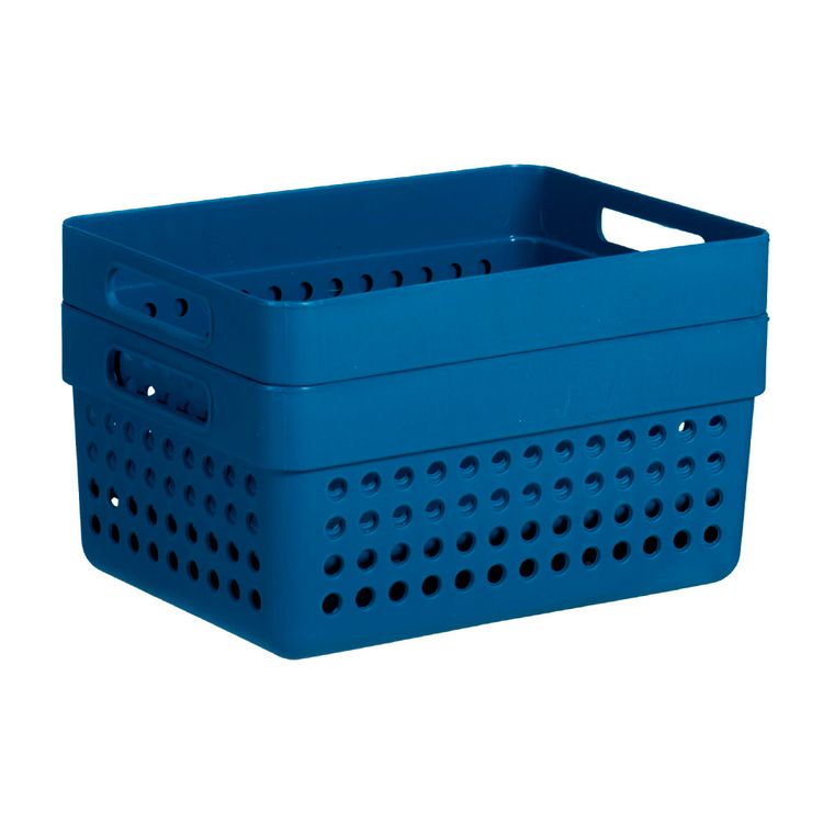 Cesta de Almacenamiento Storage Solutions 2 Piezas 1250ml