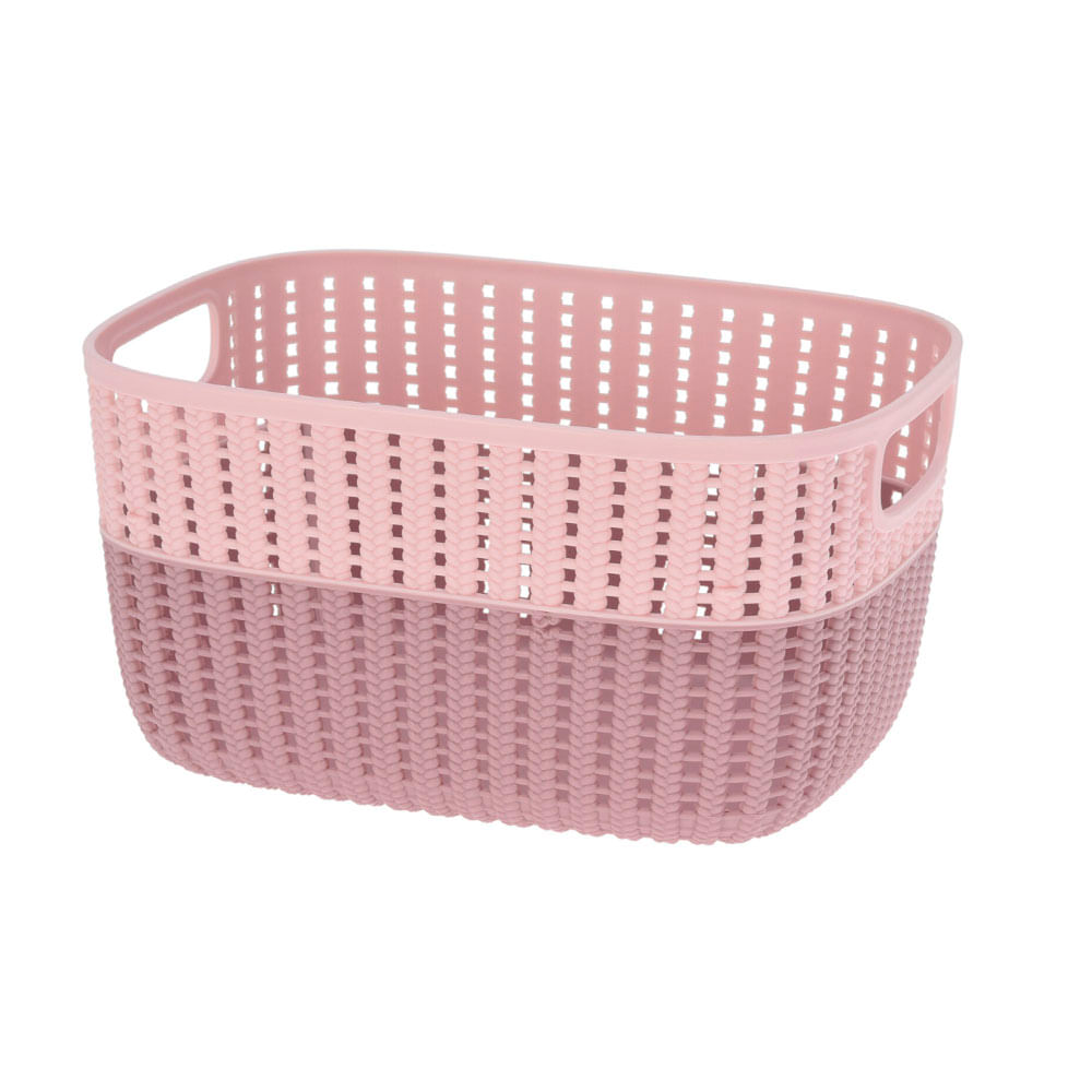 Cesta Storage Solutions Duotono 22x28cm Surtido