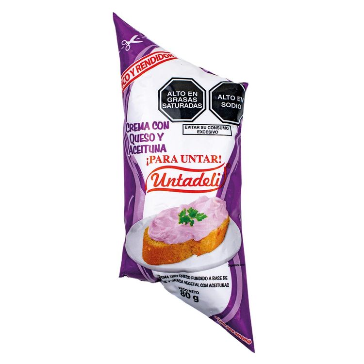 Crema con Queso y Aceituna Untadeli 80g