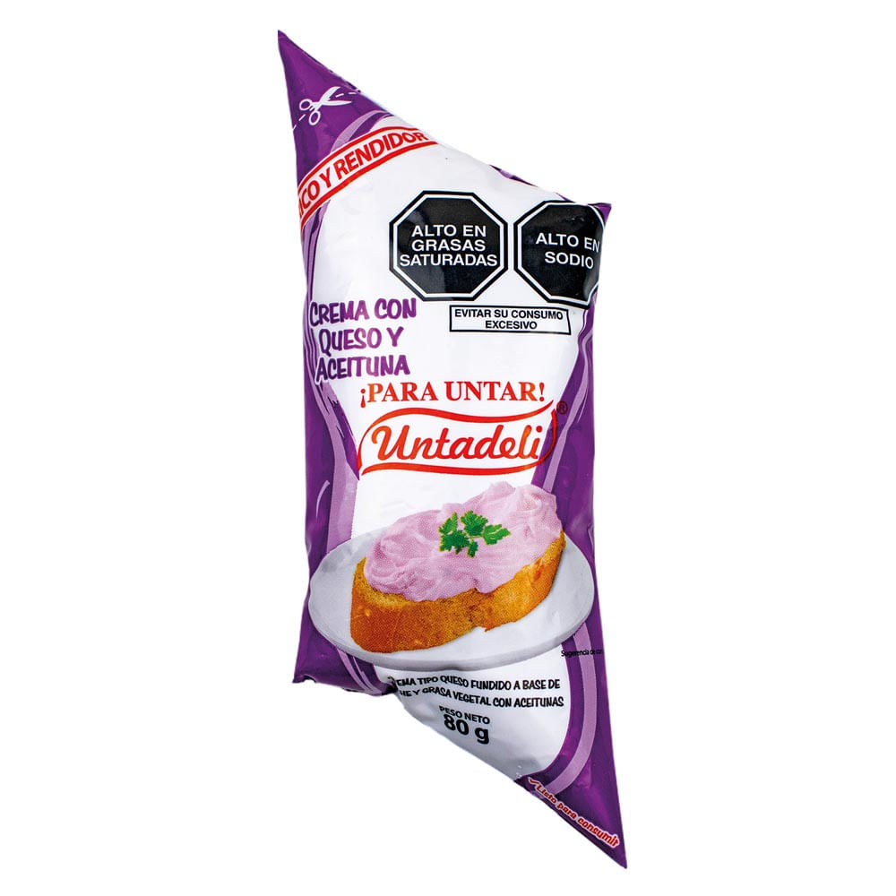 Crema con Queso y Aceituna Untadeli 80g