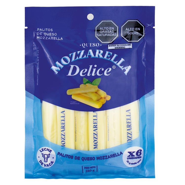 Palitos de Queso Mozzarella Delice 180g