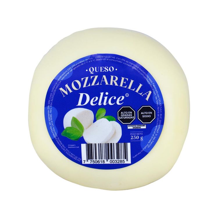 Queso Mozzarella Delice 250g