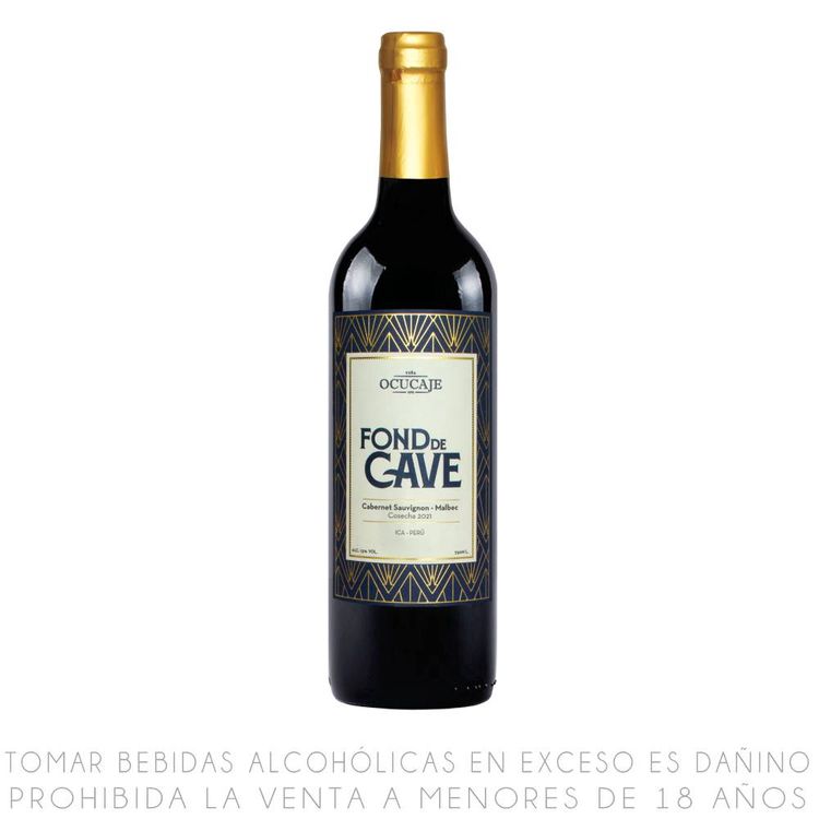 Vino Tinto Cabernet Sauvignon Malbec Ocucaje Fond de Cave Botella 750ml