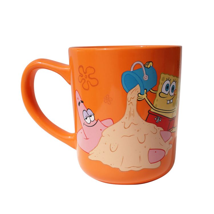 Mug Bob Esponja Naranja 500ml