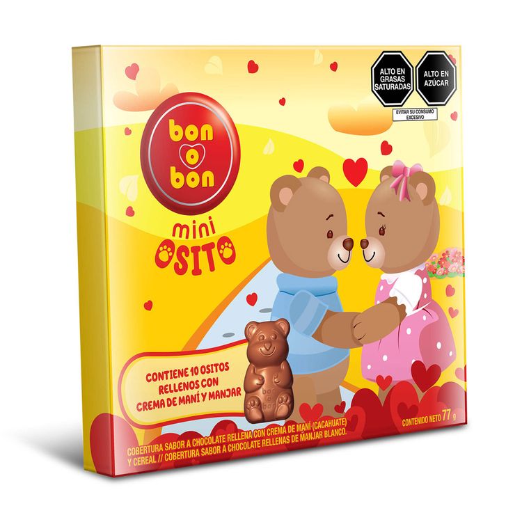 Bombones Mini Osito Bon o Bon 77g