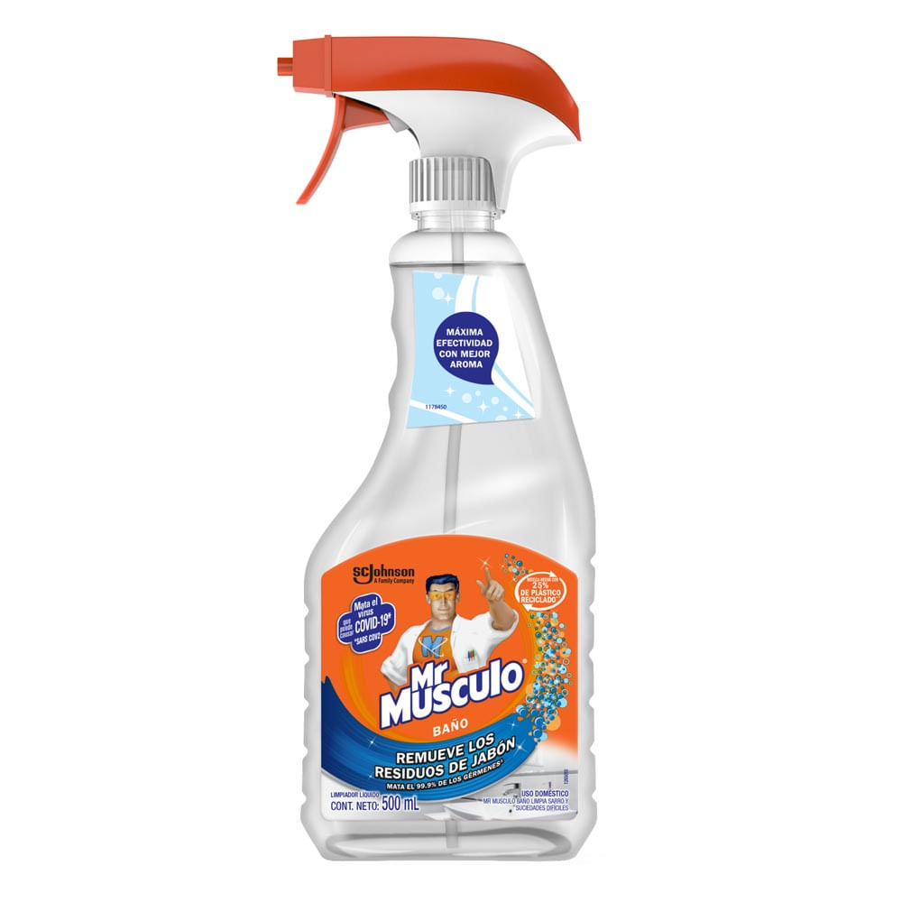 Limpiador Mr Músculo Líquido para Baños Gatillo 500ml