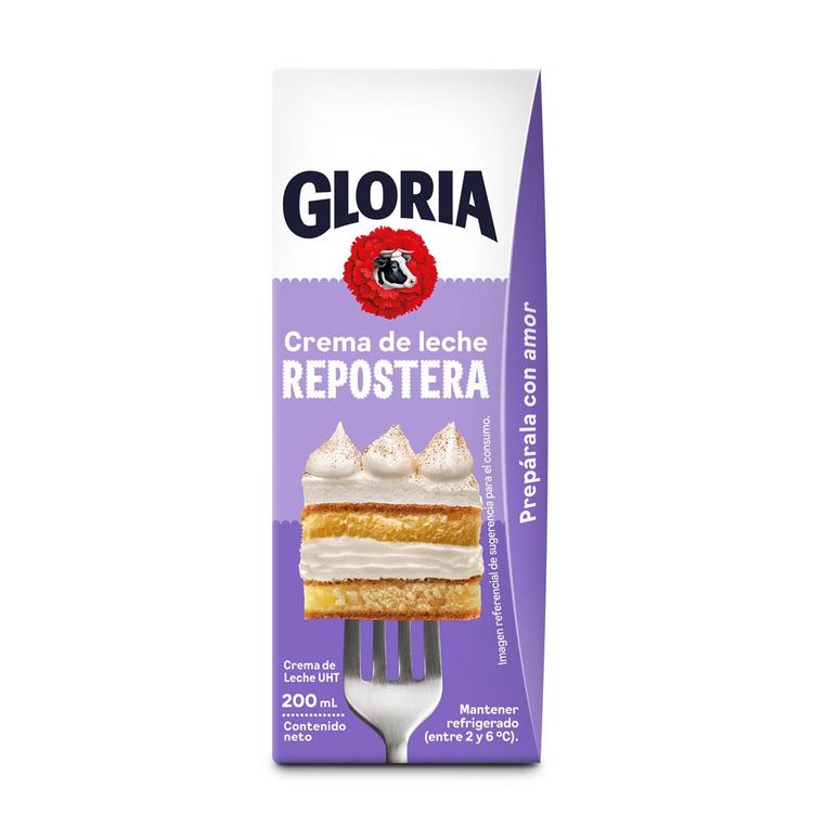 Crema de Leche Gloria Caja 200 ml