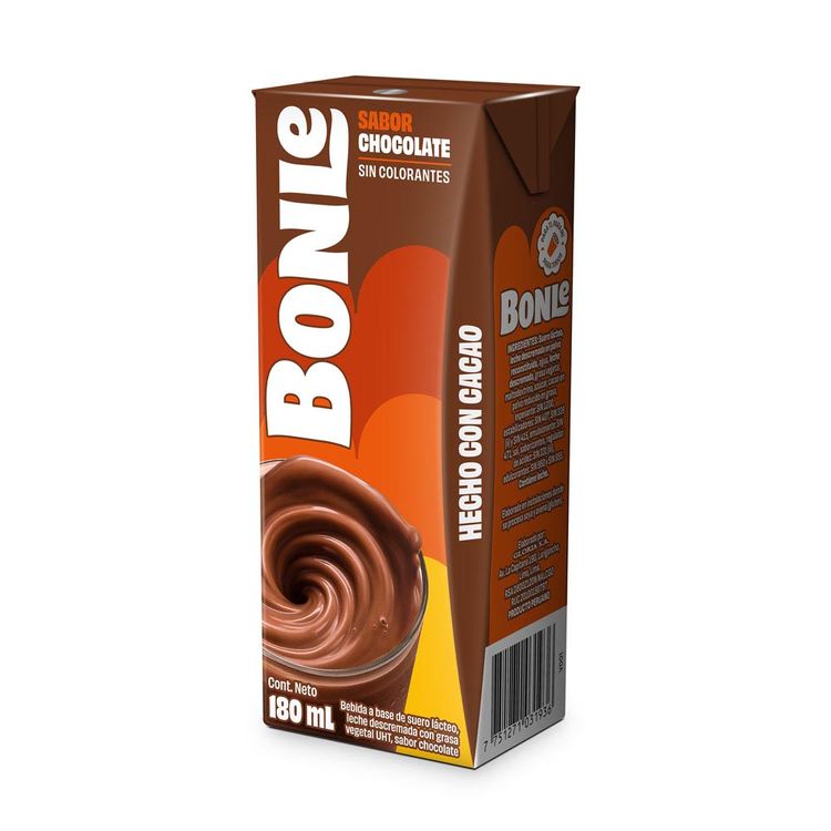 Pack x6 Bebida Sabor Chocolate Bonlé Caja 180ml