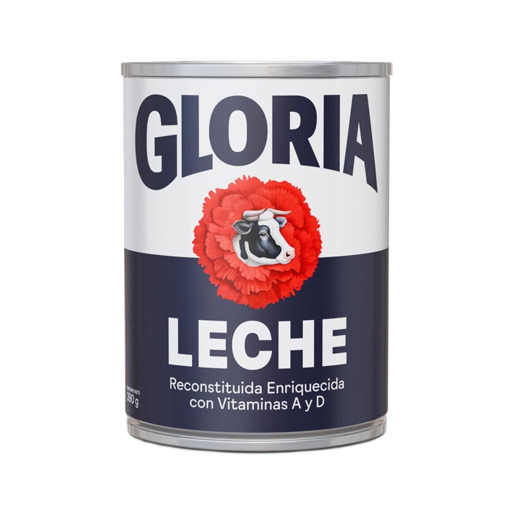 Leche Reconstituida Gloria Lata 390g