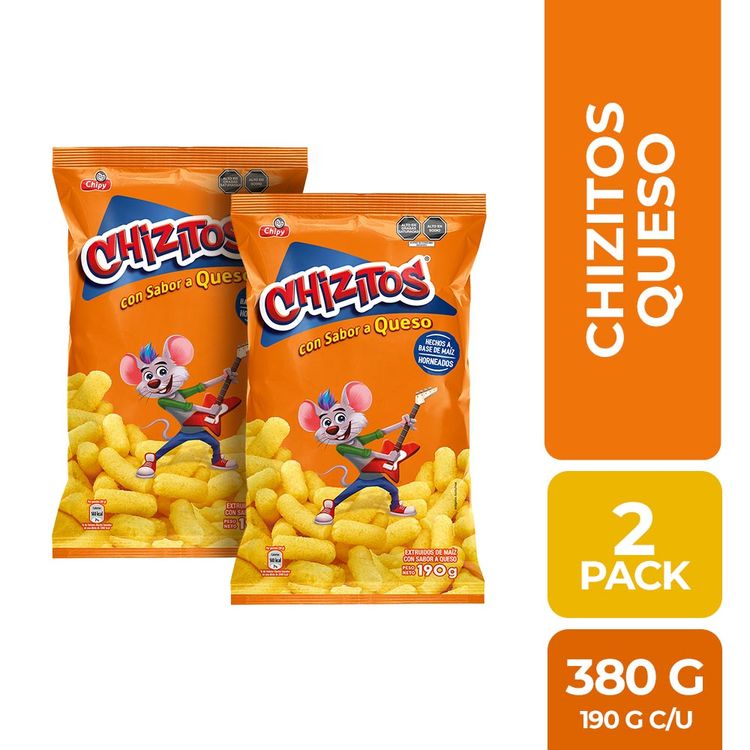 Twopack Chizitos Sabor Queso 190g