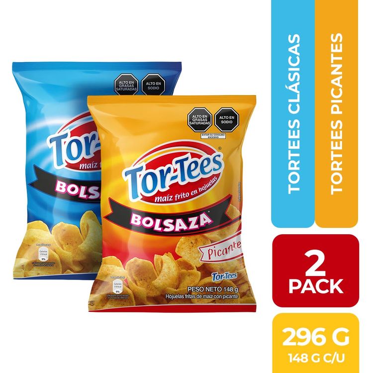 Pack Tortees 148g: Clásico + Picante