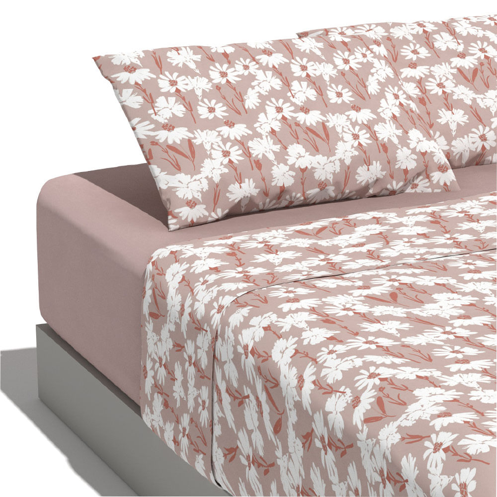 Juego de Sábanas Estampada Krea 2 Plazas Microfibra 75gsm Surtido