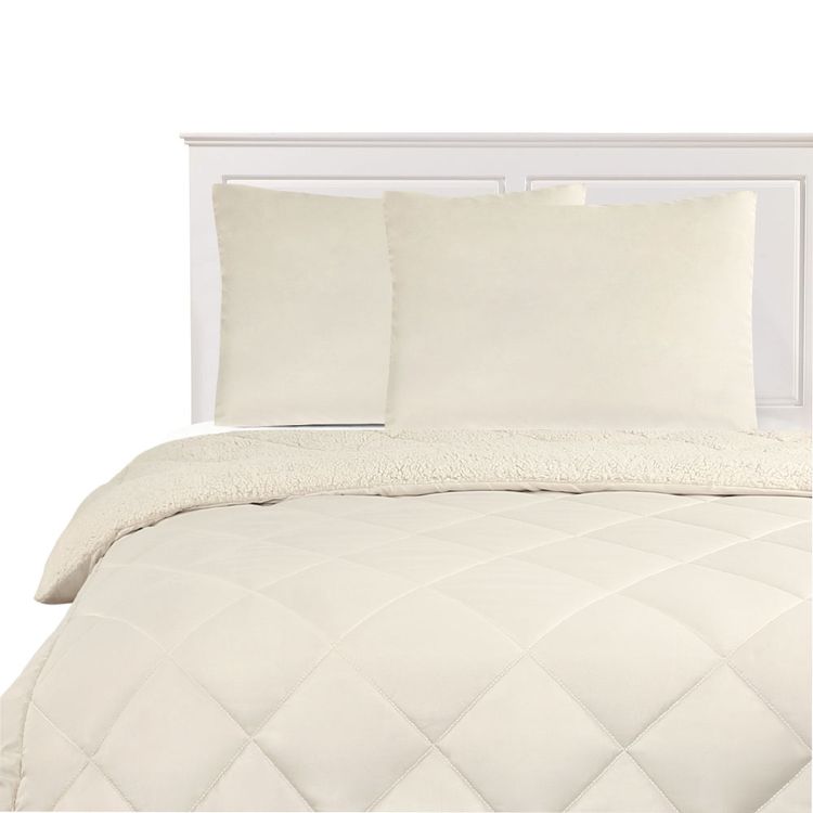 PLUMON SHERPA LISO KP NATURAL Plumón Sherpa Krea Liso King Plaza Natural