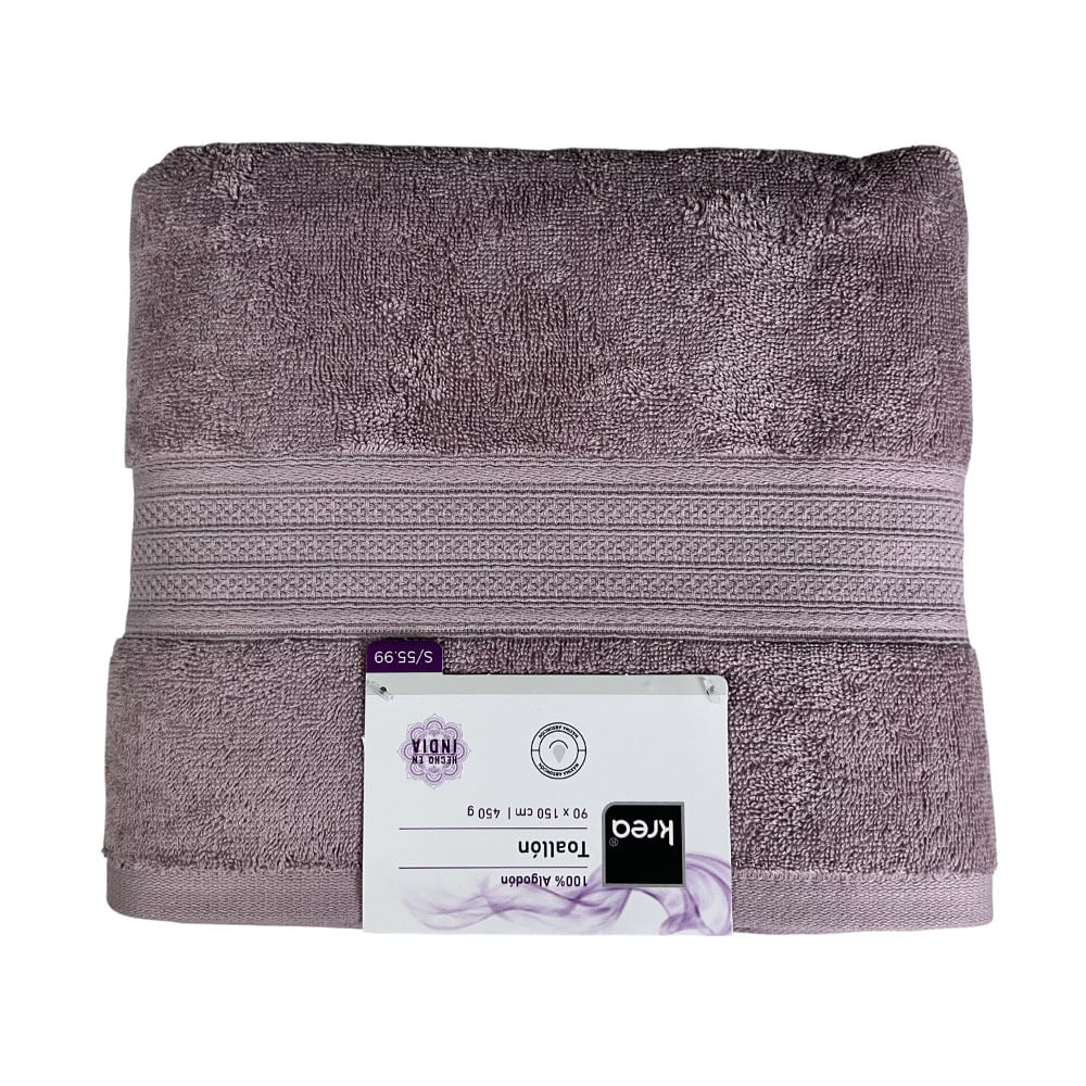 TOALLON 90X150CM 450GSM LILA