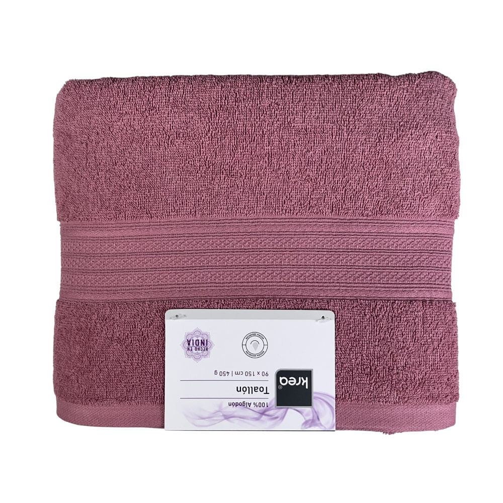 TOALLON 90X150CM 450GSM ROSA