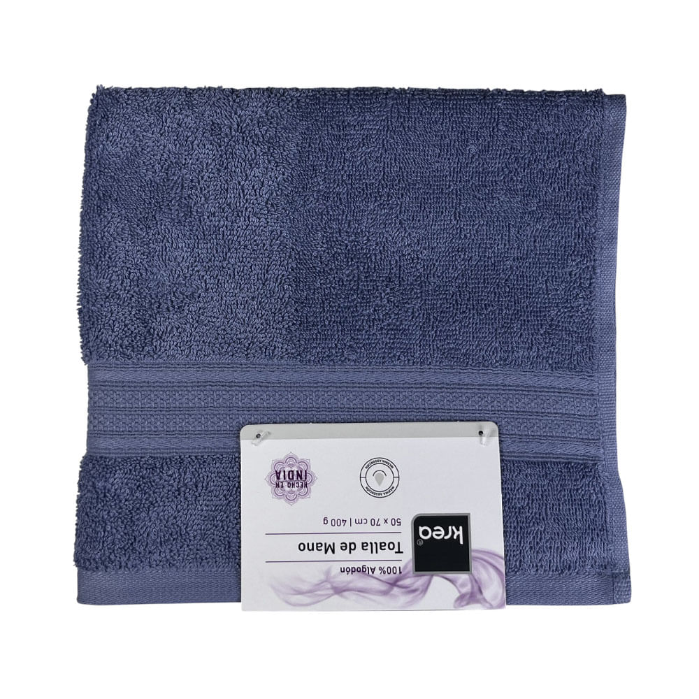 Toalla de Mano Krea 50x70cm 400gsm Índigo